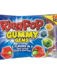 Ring Pop Gummy Gems Candy Packs: 16-Piece Box