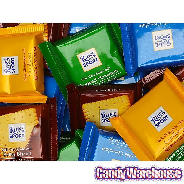 Ritter Sport Mini Chocolate Squares Assortment: 48-Piece Box