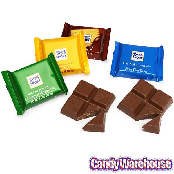 Ritter Sport Mini Chocolate Squares Assortment: 48-Piece Box