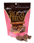 Roca Thins Buttercrunch Toffee Candy - Dark Chocolate: 5.3-Ounce Bag - Candy Warehouse