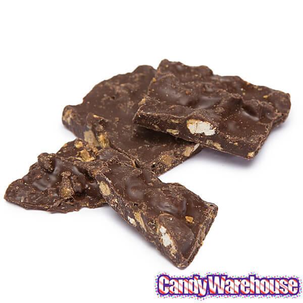 Roca Thins Buttercrunch Toffee Candy - Dark Chocolate: 5.3-Ounce Bag - Candy Warehouse