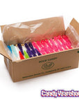 Rock Candy Crystal Sticks Assortment - Unwrapped: 120-Piece Box - Candy Warehouse