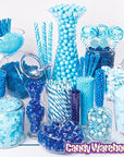 Rock Candy Crystal Sticks - Blue: 120-Piece Case