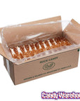 Rock Candy Crystal Sticks - Brown: 120-Piece Case - Candy Warehouse