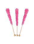 Rock Candy Crystal Sticks - Light Pink: 120-Piece Case - Candy Warehouse