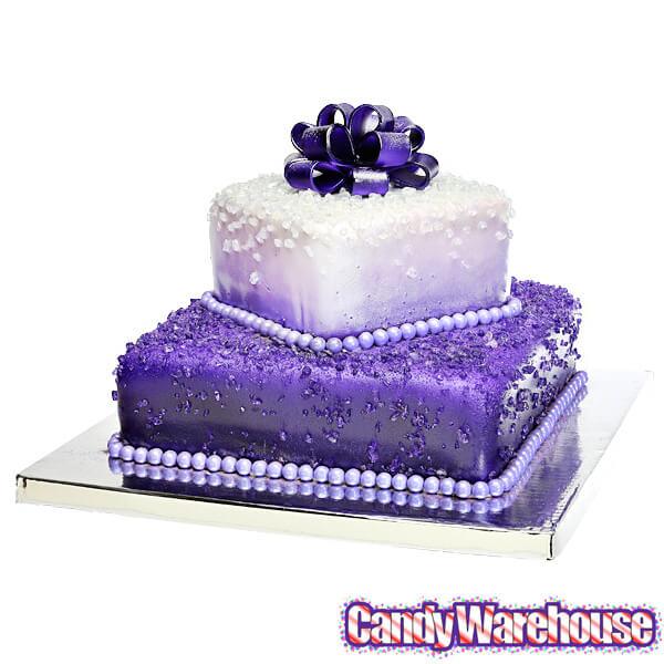 Rock Candy Crystals - Purple: 5LB Box - Candy Warehouse