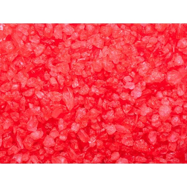 Rock Candy Crystals - Red: 5LB Box - Candy Warehouse