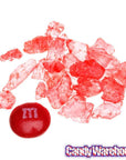 Rock Candy Crystals - Red: 5LB Box - Candy Warehouse