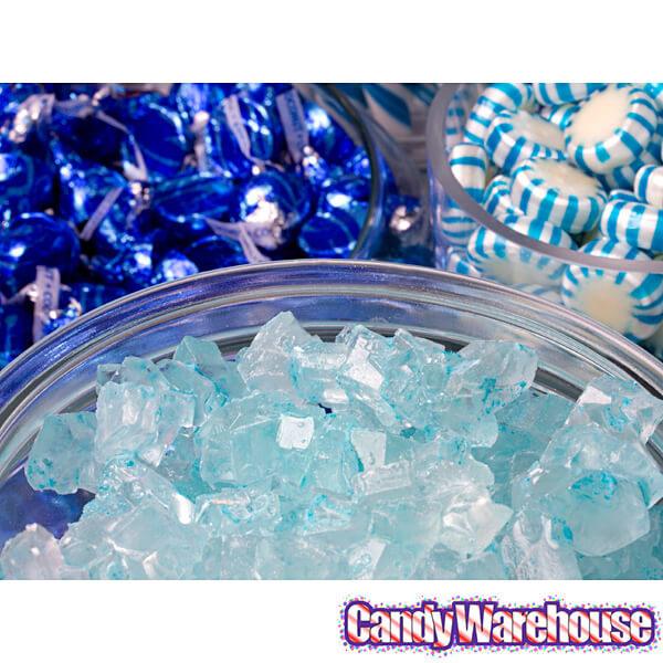 Rock Candy Strings - Light Blue: 5LB Box - Candy Warehouse