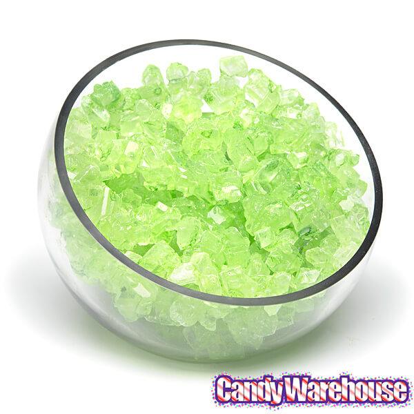 Rock Candy Strings - Light Green: 5LB Box - Candy Warehouse