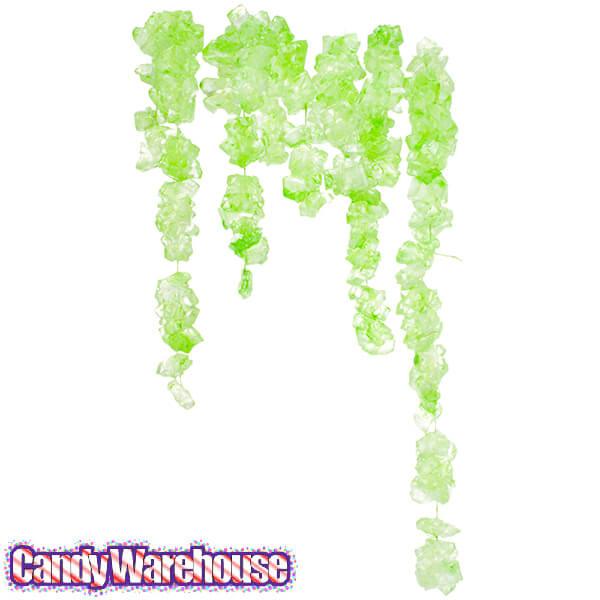 Rock Candy Strings - Light Green: 5LB Box - Candy Warehouse