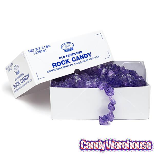 Rock Candy Strings - Purple: 5LB Box - Candy Warehouse