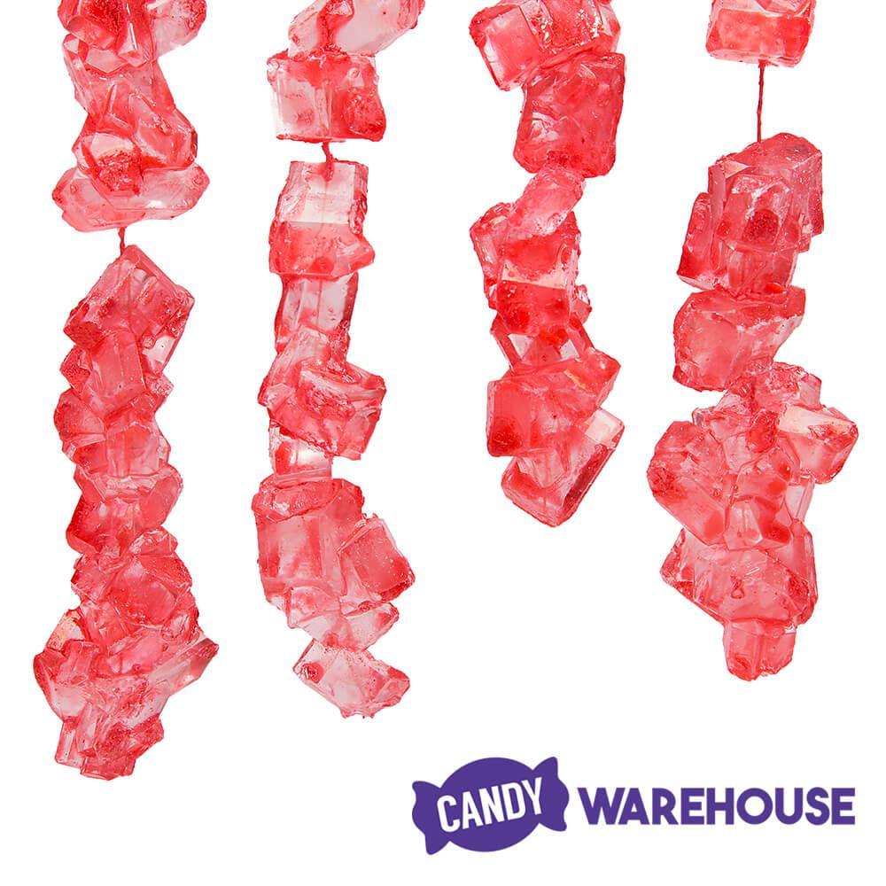 Rock Candy Strings - Red: 5LB Box - Candy Warehouse