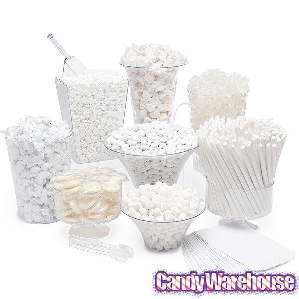 Rock Candy Strings - White: 5LB Box - Candy Warehouse