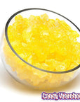 Rock Candy Strings - Yellow: 5LB Box - Candy Warehouse