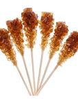 Rock Candy Swizzle Sticks - Amber: 72-Piece Box