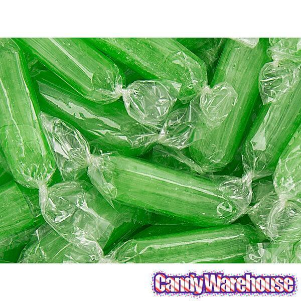 Rods Hard Candy - Green Apple: 3LB Bag - Candy Warehouse