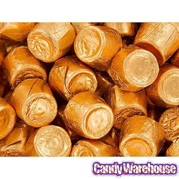 Rolo Bronze Foiled Candy: 4LB Bag