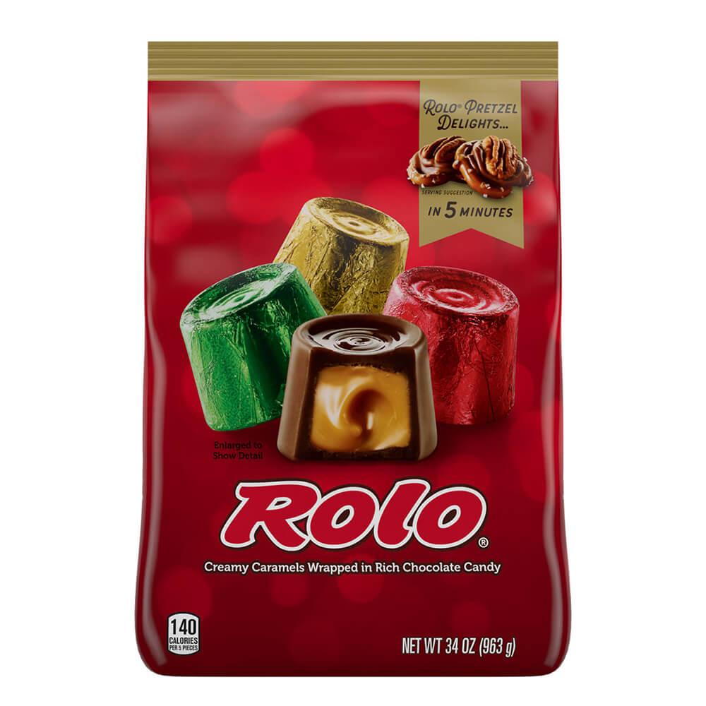 Rolo Christmas Candy: 34-Ounce Bag - Candy Warehouse