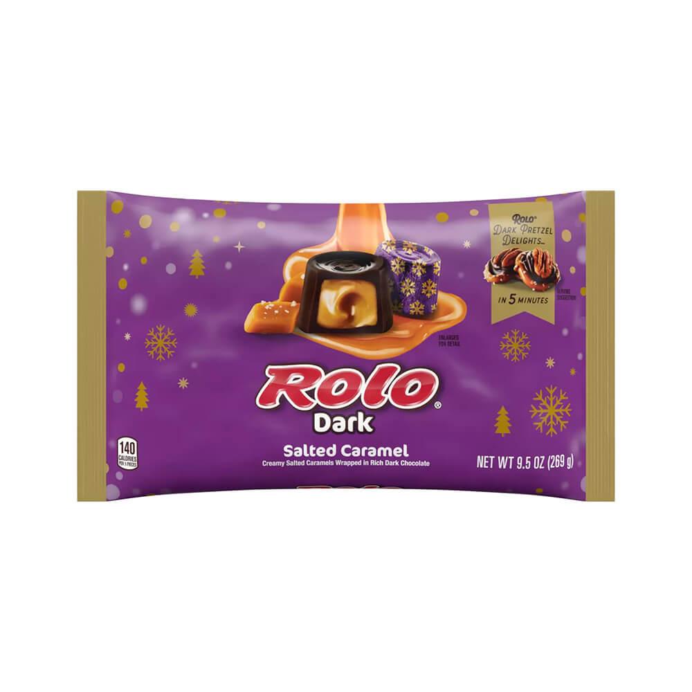 Rolo Dark Salted Caramel Candy: 9.5-Ounce Bag - Candy Warehouse