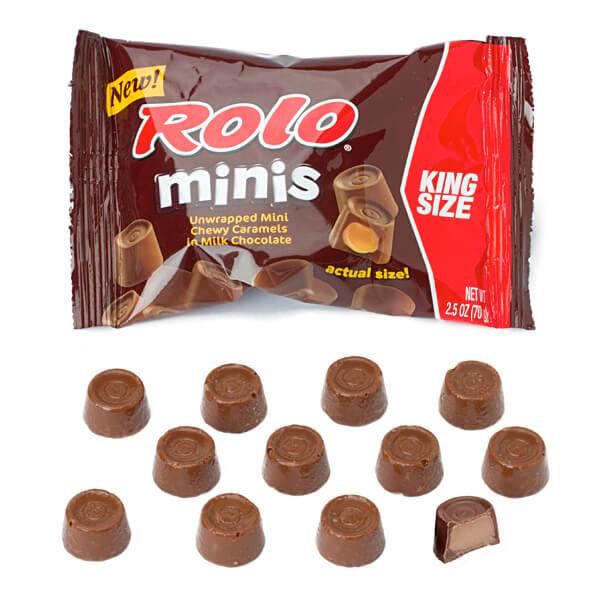 Rolo Minis Candy King Size Pouches: 16-Piece Box - Candy Warehouse