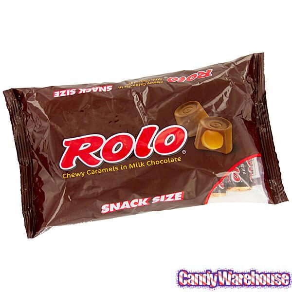 Rolo Snack Size Candy Rolls: 10-Ounce Bag - Candy Warehouse