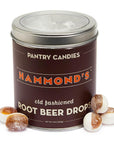 Root Beer Drops Hard Candy: 10-Ounce Tin - Candy Warehouse