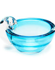 Round Crystal Candy Dish - Blue - Candy Warehouse