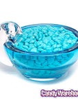 Round Crystal Candy Dish - Blue - Candy Warehouse