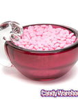 Round Crystal Candy Dish - Pink