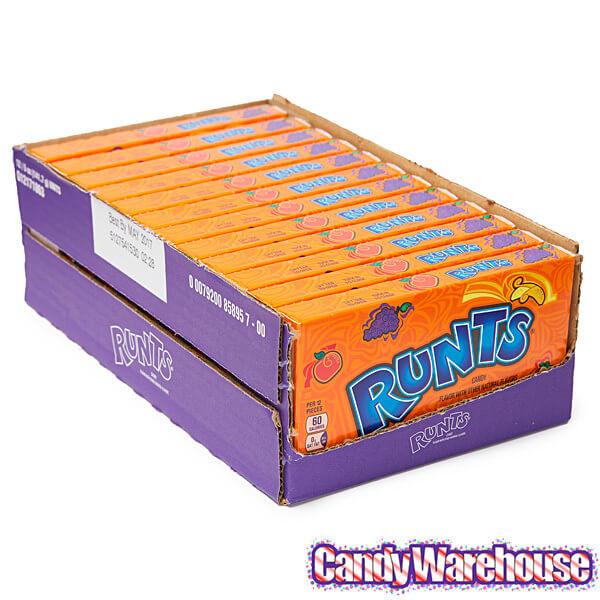 Runts Candy 5-Ounce Packs: 12-Piece Box - Candy Warehouse