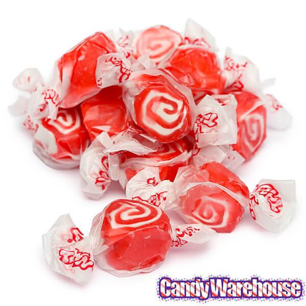 Salt Water Taffy - Red Licorice Swirl: 2.5LB Bag - Candy Warehouse