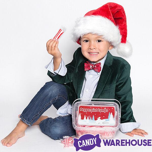 Sassy Peppermint Lumps Hard Candy: 80-Piece Tub - Candy Warehouse