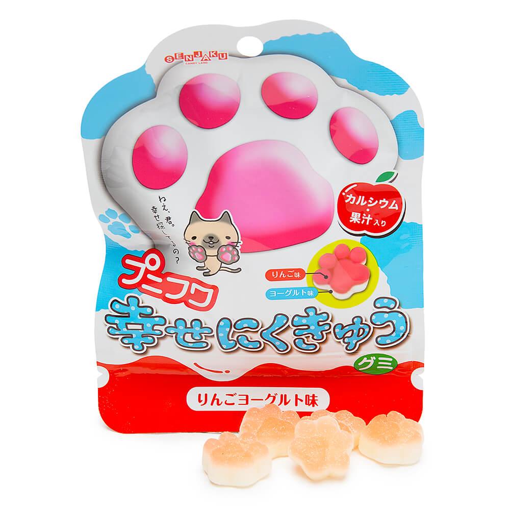 Senjaku Panda Paws Gummy Candy Packs - Apple: 6-Piece Box - Candy Warehouse