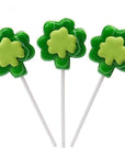 Shamrock Shaped Swirl Pops: 12-Piece Box