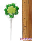 Shamrock Shaped Swirl Pops: 12-Piece Box