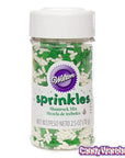 Shamrock Sprinkles: 2.5-Ounce Bottle - Candy Warehouse