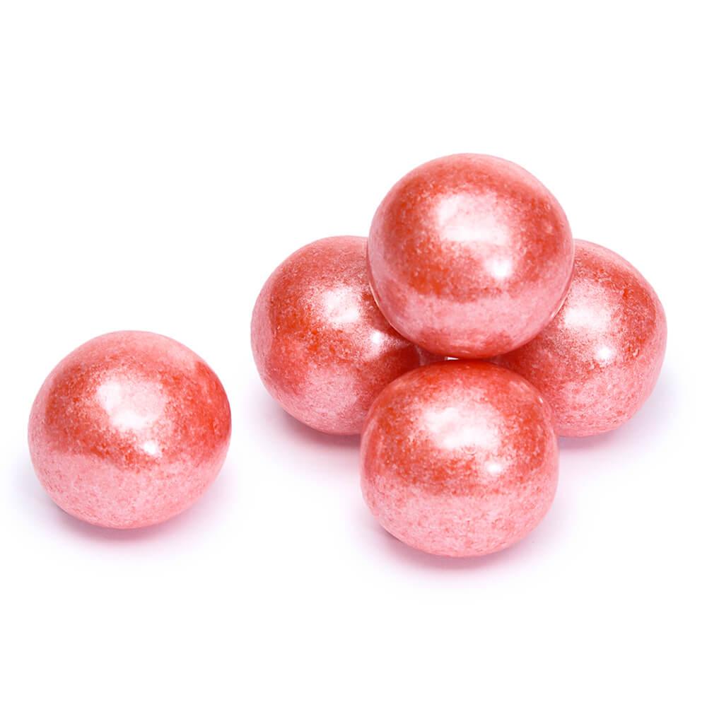 Shimmer Pearl Coral 1-Inch Gumballs: 2LB Bag | Candy Warehouse