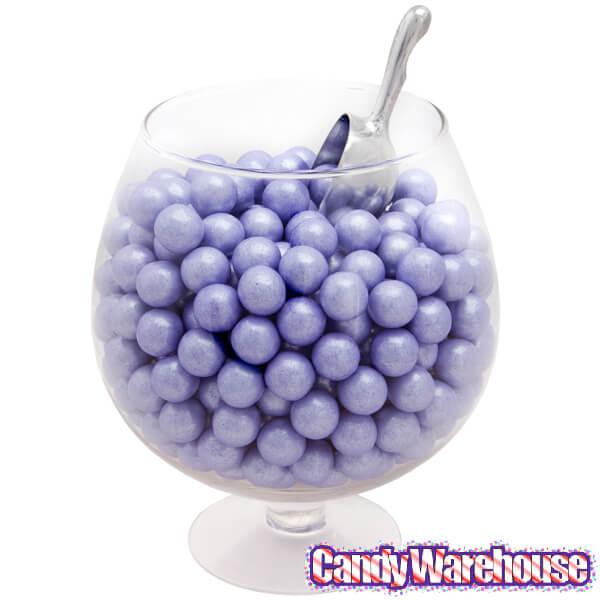 Shimmer Pearl Lavender Purple 1-Inch Gumballs: 2LB Bag - Candy Warehouse