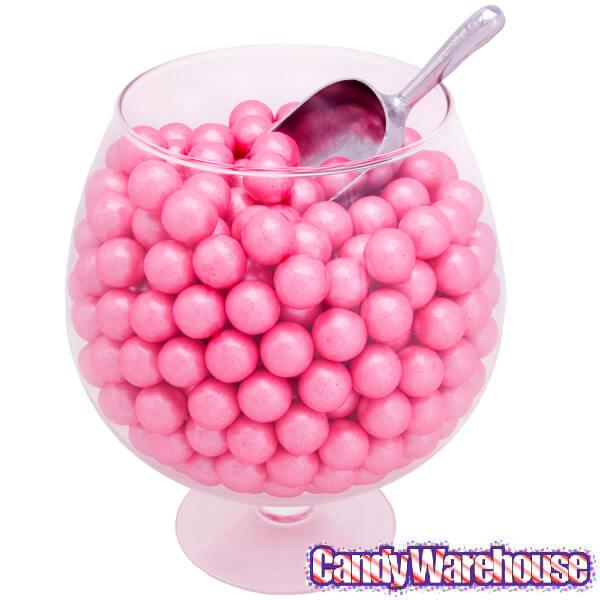 Shimmer Pearl Pink 1-Inch Gumballs: 2LB Bag - Candy Warehouse