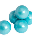 Shimmer Pearl Powder Blue 1-Inch Gumballs: 2LB Bag - Candy Warehouse