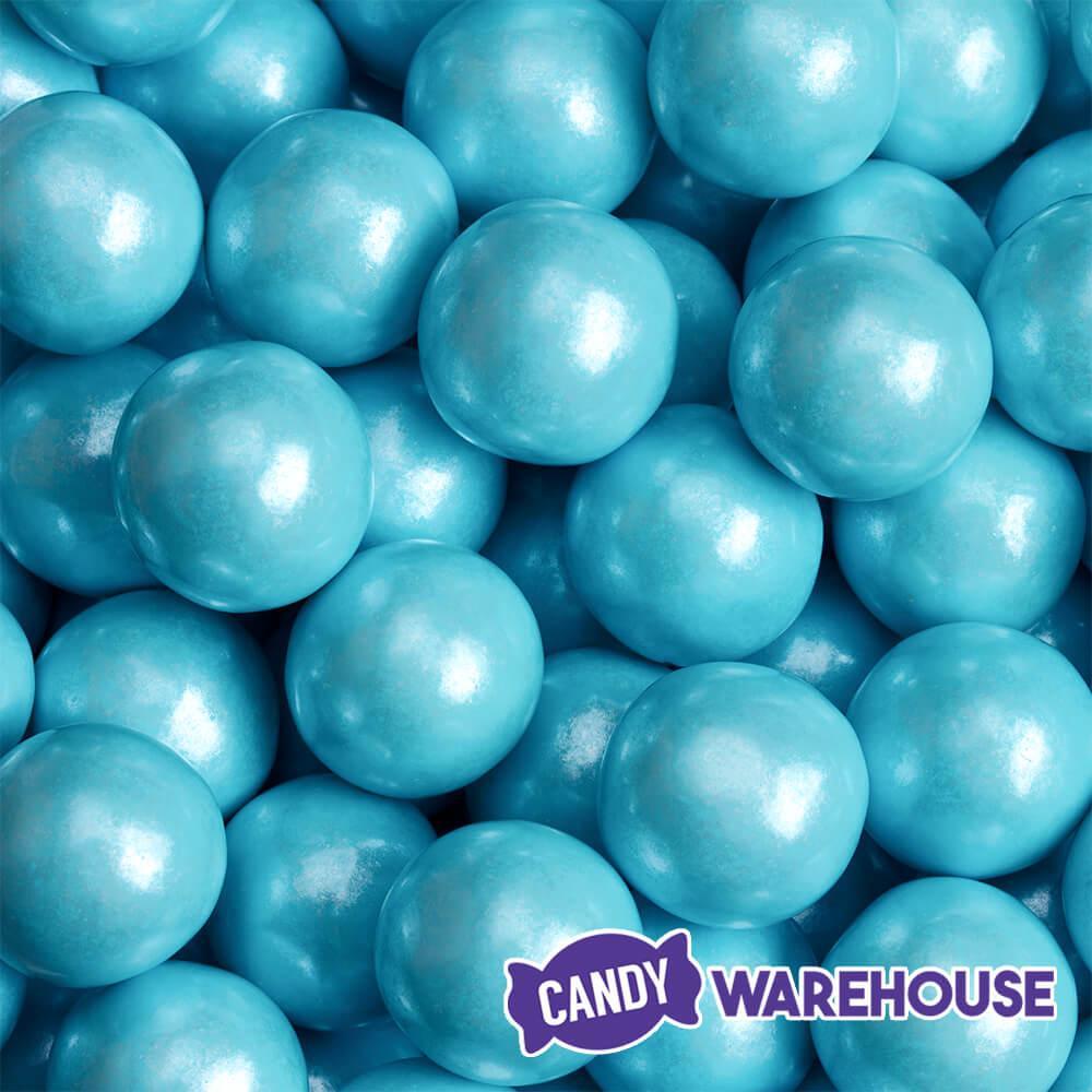 Shimmer Pearl Powder Blue 1-Inch Gumballs: 2LB Bag - Candy Warehouse