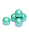 Shimmer Pearl Turquoise 1-Inch Gumballs: 2LB Bag - Candy Warehouse