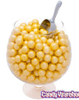 Shimmer Pearl Yellow 1-Inch Gumballs: 2LB Bag