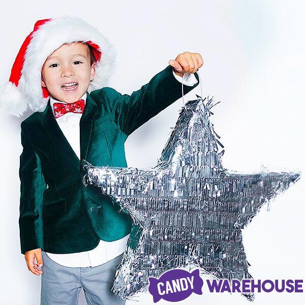 Silver Foil Star Pinata - Candy Warehouse