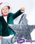 Silver Foil Star Pinata - Candy Warehouse