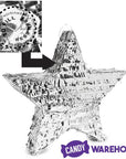 Silver Foil Star Pinata - Candy Warehouse