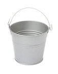 Silver Metal Pails with Handles: 12-Piece Set - Candy Warehouse