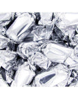 Silver Wrapped Caramel Milk Chocolate Meltaways: 1LB Bag