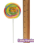 Simply Twirl Pops 1.5-Ounce Natural Swirl Suckers - Rainbow: 24-Piece Display